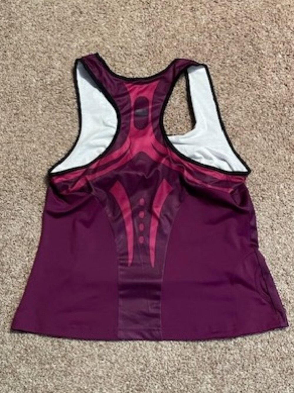 Purple FILA Tank with Built in Sports Bra - XL - Picture 3 of 4